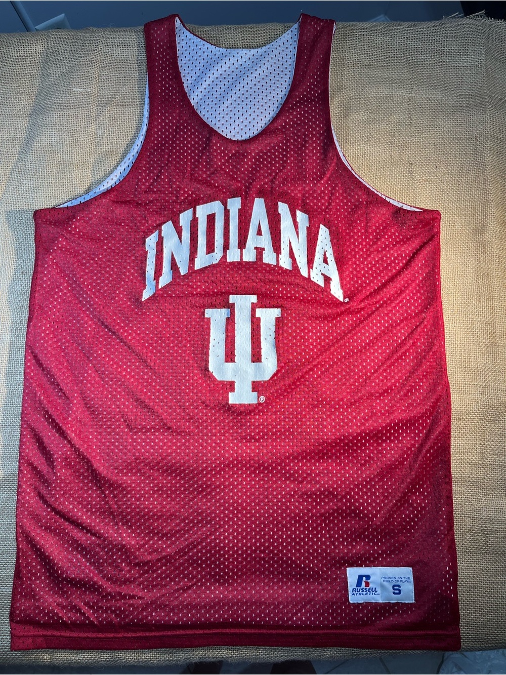 Russell Athletic Indiana University Reversible Mesh Basketball Jersey